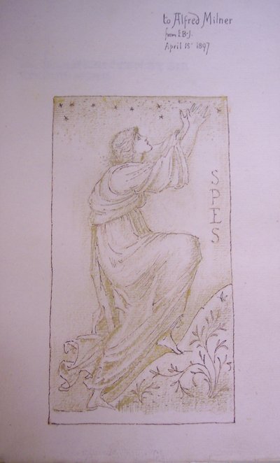 Spes, Illustration auf dem Vorsatzblatt von 